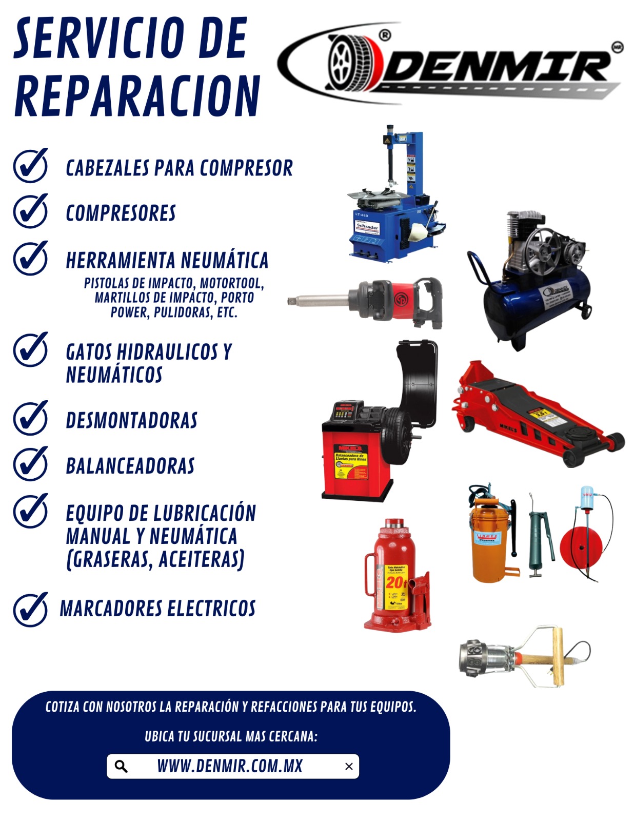 Servicio de Reparación DENMIR