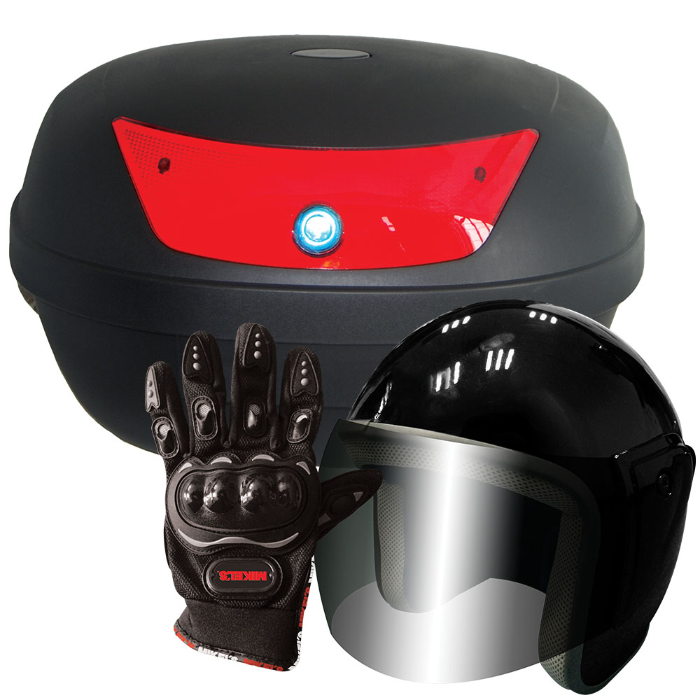 PKM-42 Paquete para moto, guantes casco Mikels | Denmir